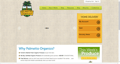 Desktop Screenshot of palmettoorganics.com